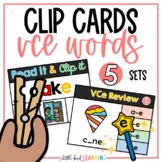 VCe Syllable (Magic e) - Clip Cards | Print Version