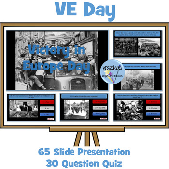 Preview of VE Day - Presentation and Quiz