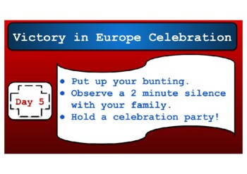 Preview of VE (Victory in Europe) Day Activity Pack