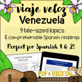 VENEZUELA Comprehensible Spanish Reading Viaje Veloz Hispa