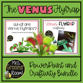 Preview of VENUS FLYTRAP POWERPOINT AND CRAFTIVITY BUNDLE