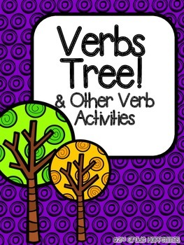 VERB activity. Verb Craft and other activities! | TpT
