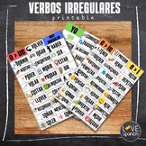 VERBOS IRREGULARES PRESENTE / IRREGULAR VERBS