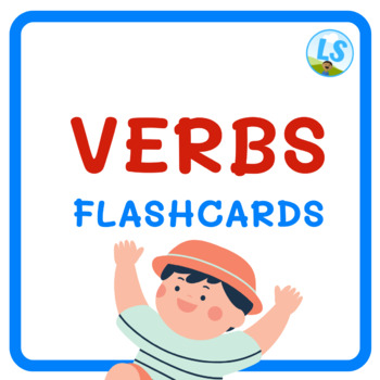 Preview of VERBS FLASHCARDS - Action Verbs - Verbs in English