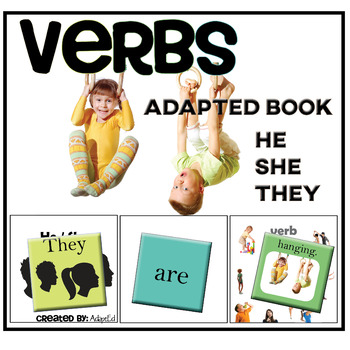 Preview of VERBS... He She They + Verbs  Adapted Book