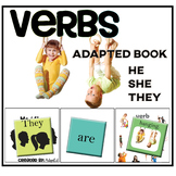 VERBS... He She They + Verbs  Adapted Book