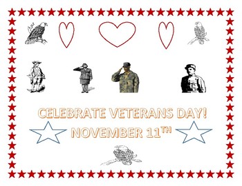 Preview of VETERANS DAY: POSTER/ COLORING PAGE