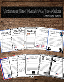 VETERANS DAY THANK YOU FOR YOUR SERVICE WRITING PAGES