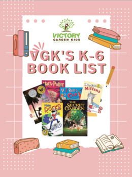 Preview of VGK's K-6 Grade Book List