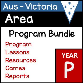 Preview of VIC Maths - Prep - Area Program Bundle (Measurement)
