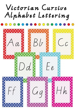 Me & My Big Ideas Victoria Cursive Alphabet Stickers – Good's Store Online