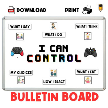 Preview of VIDEO GAME Bulletin Board | Classroom Decor | Gamer Display | Printable Poster |