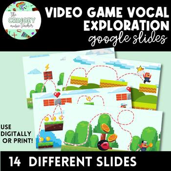 Preview of VIDEO GAME VOCAL EXPLORATION VISUALS - DIGITAL + PRINTABLE