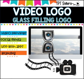 Preview of VIDEO LOGO I VIDEO Previews and Social Media I GLASS FILLING INTRO LOGO