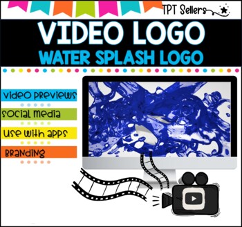 Preview of VIDEO LOGO I VIDEO Previews and Social Media I WATER SPLASH LOGO design