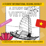 VIETNAM - A Study of Vietnam Booklet Nonfiction Country Study