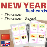 VIETNAMESE NEW YEAR FLASH CARD | NEW YEAR'S vietnamese flashcards