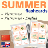 VIETNAMESE SUMMER FLASH CARD | SUMMER vietnamese Summer Se