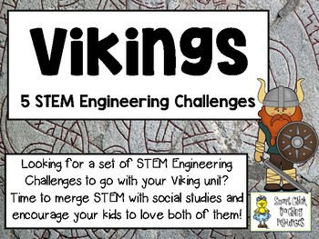 Preview of VIKINGS - Social Studies STEM - STEM Engineering Challenges, Pack of 5