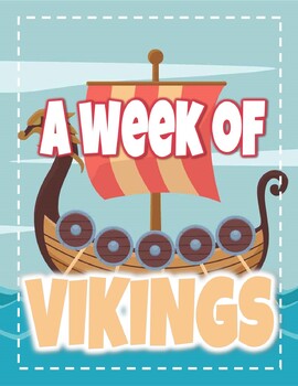 Preview of VIKINGS week! Pre K & Kindergarten