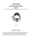 VINTAGE DIVING IMAGES - COLOR & LEARN
