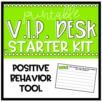 Vip Desk Table Starter Kit Rewards Behaviour Management System By Heymisshaut