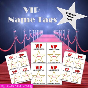 Preview of VIP Name Tags