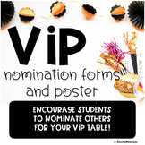 VIP Nomination Forms and Poster set