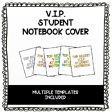 VIP Student Notebook Cover