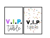 VIP Table Signs_Ikea Tolsby Frames