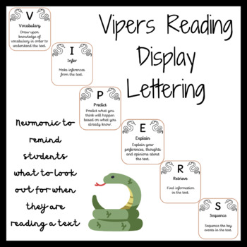 Preview of VIPERS Reading Skills