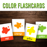 Printable Color Flashcards for Elementary Students and Eng