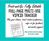 VIPKID Editable Full Page Feedback Tracker VIP KID