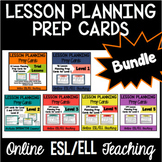 Online ESL Lesson Planning Prep Card Bundle VIPKID