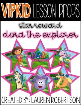 Vipkid Lesson Props Dora The Explorer Stars By Teacher Lauren Robertson