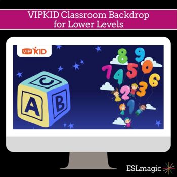 Preview of VIPKID Level 2 Lower Units Classroom Background