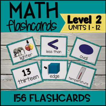 Preview of Online ESL Math Flashcards Props (VipKid Level 2)