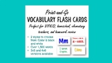 VIPKID Print and Go Index Cards Words-Only Vocabulary Flas