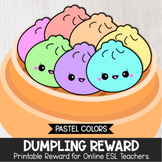 VIPKID Printable Rewards / VIPKID Props - Dumpling Reward 