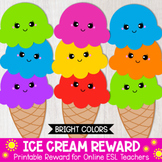 VIPKID Printable Rewards / VIPKID Props- Ice Cream Reward 