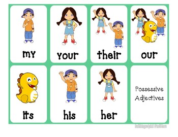 VIPKID Pronouns and Possessive Adjectives by The 4x6 Store | TpT