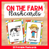 Farm Animals Flashcards for ESL Vocabulary Practice, Activ