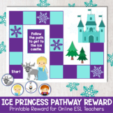VIPKID Rewards Printable- Ice Princess Pathway Reward for 
