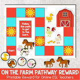 VIPKID Rewards Printable- On The Farm Pathway Reward for O