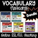 Online ESL Vocabulary Flashcards  Bundle (VIPKID Levels 1,