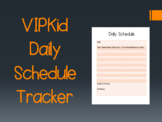VIPKid Daily Schedule Tracker- Printable Freebie