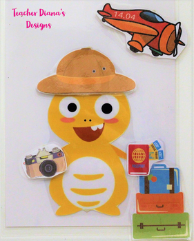 Preview of VIPKid "Travel & Transport" Dress Up Dino