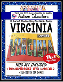 VIRGINIA State Symbols ADAPTED BOOK for Special Education 