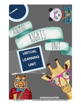 Preview of VIRTUAL Animal Rights Unit (Animal Rights, Careers, Communication, Black Beauty)