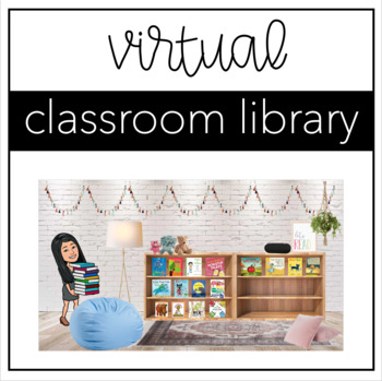 Preview of VIRTUAL CLASSROOM LIBRARY | read-aloud room